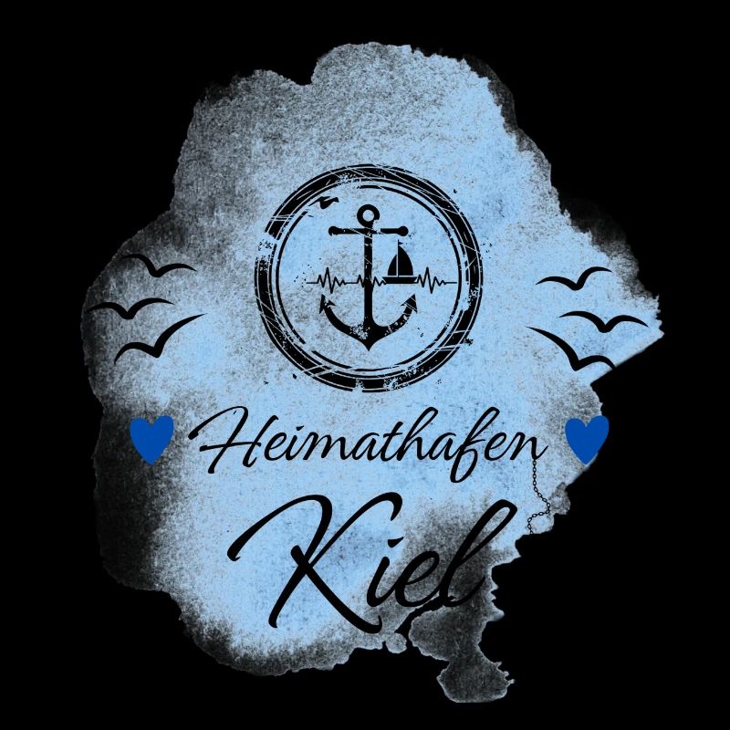 Kiel Liebe Heimathafen mit Anker