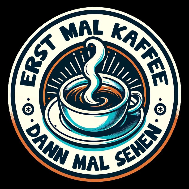Erst mal Kaffee - dann mal sehen Kaffeemotiv
