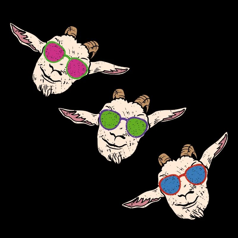 Trois chèvres | Three cool goats