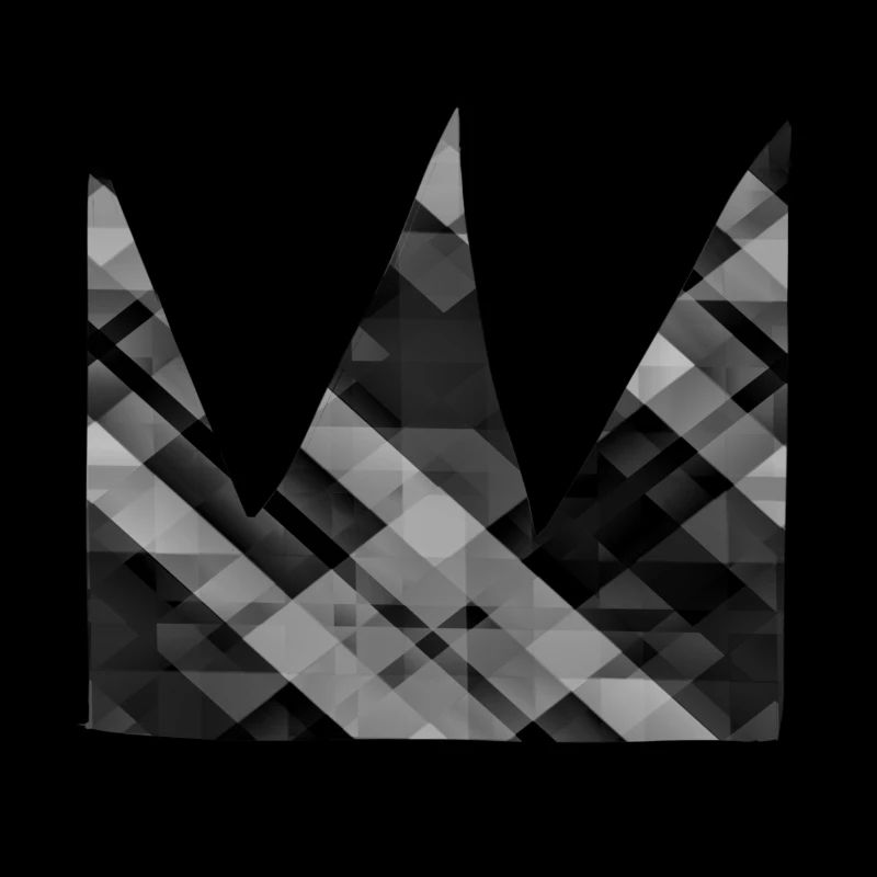 crown grey symbol shape