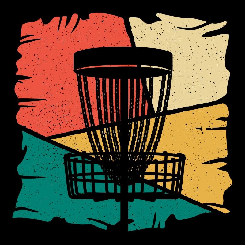 Disc Golf Spieler Discgolfer Vintage Discgolf