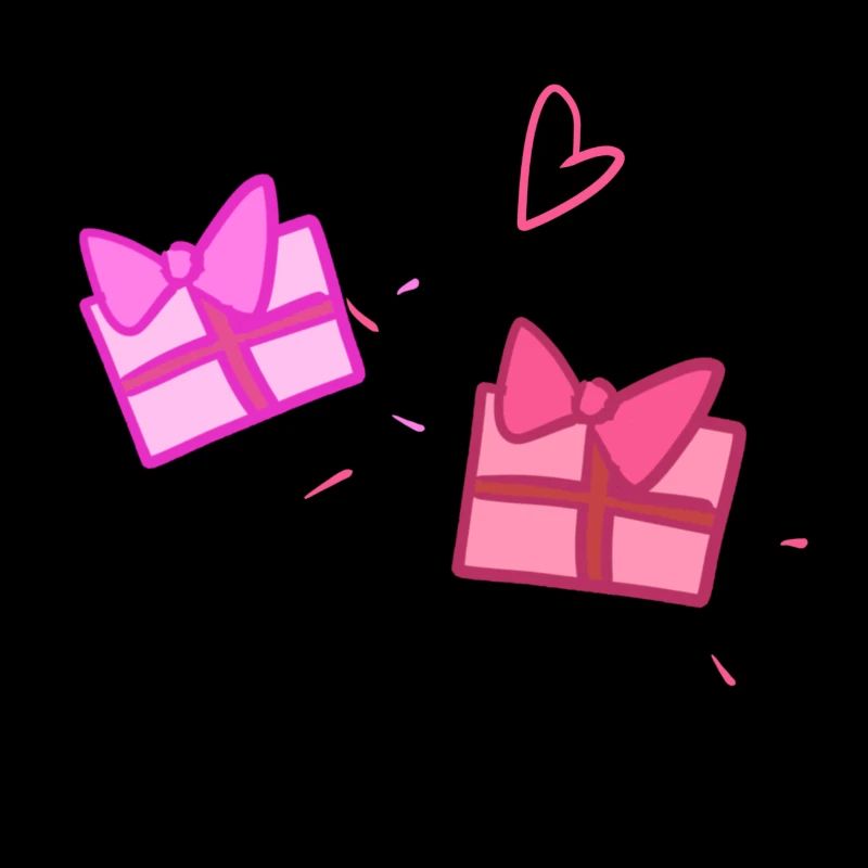 Deux cadeaux symbole forme Noël