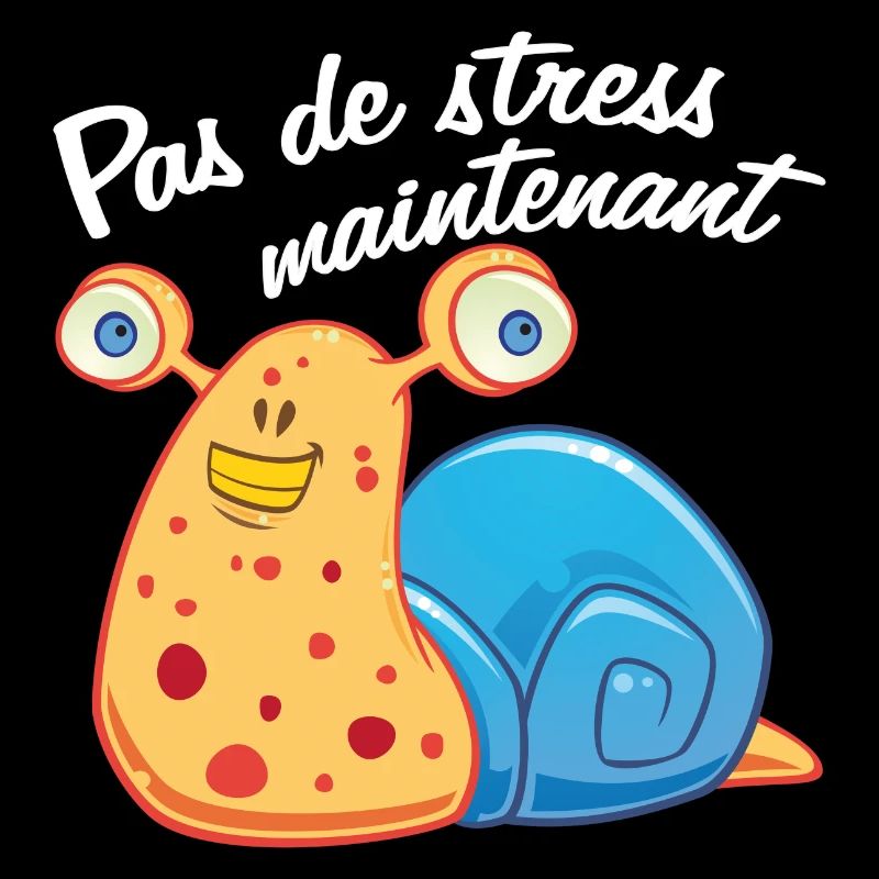 Pas de stress, un escargot qui dort.