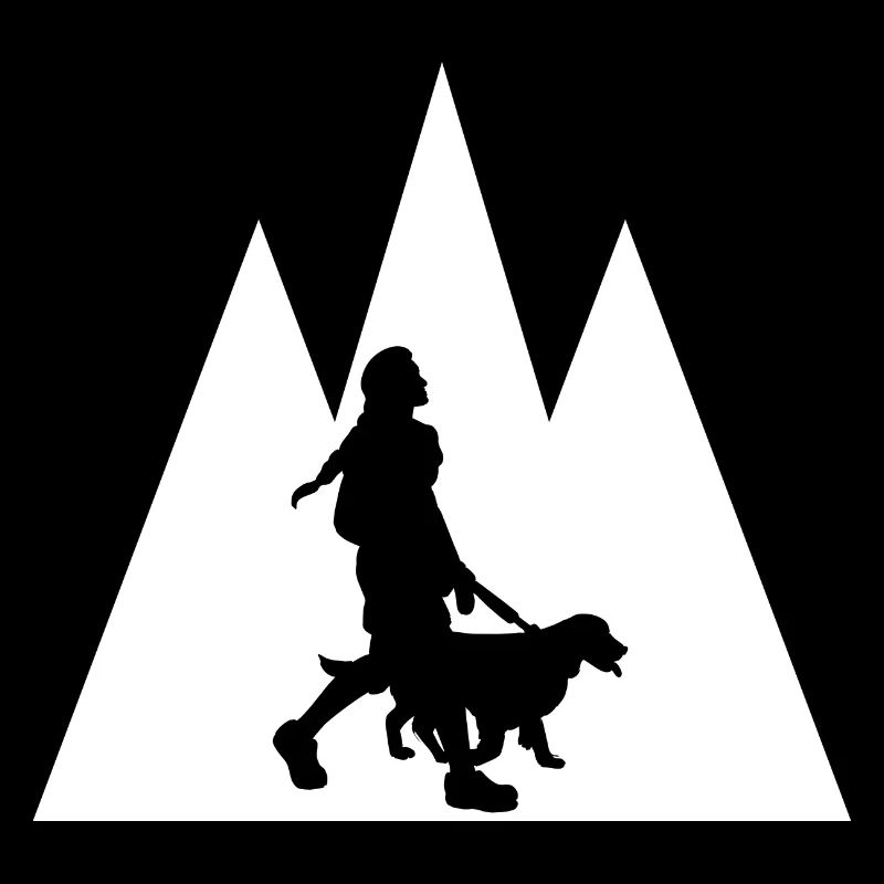 Triangle Montagne et Chien - (3)