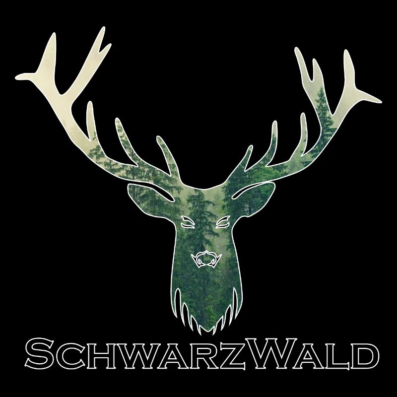 Schwarzwald Hirsch - Wald