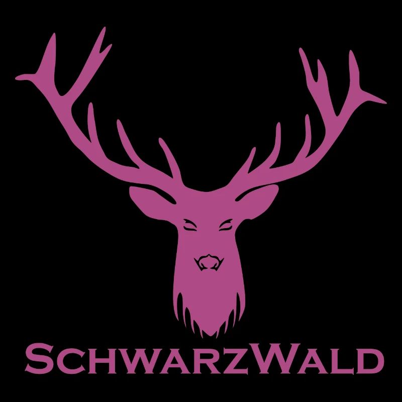 Schwarzwald Hirsch - Uni lila