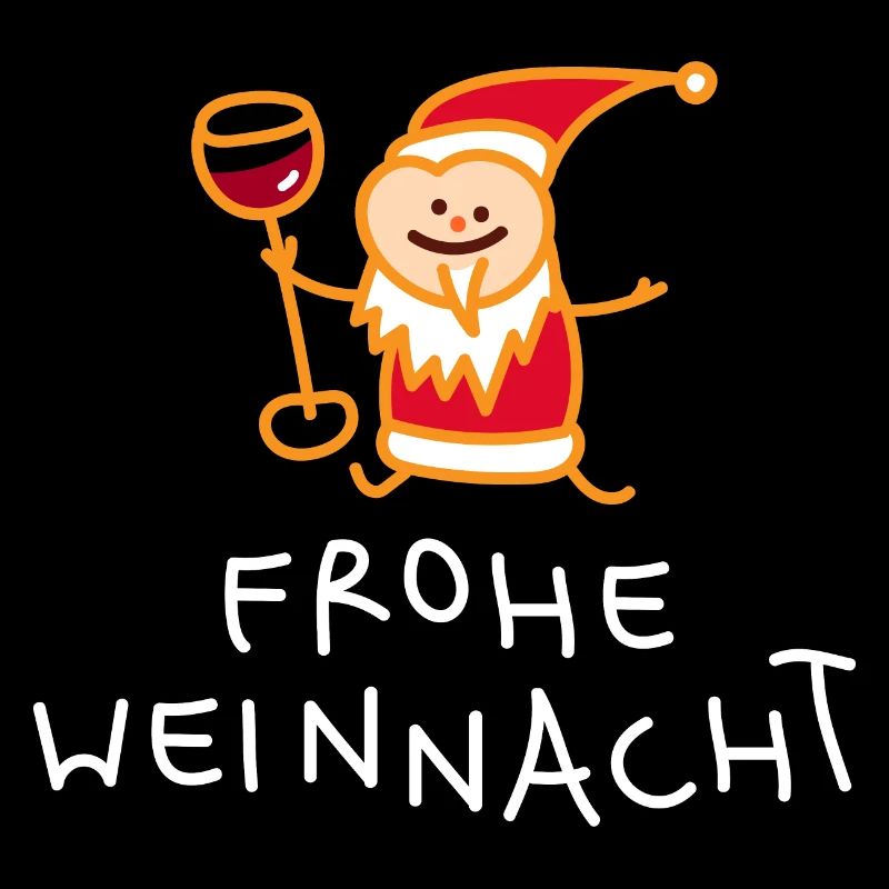 Weihnachtsmann mit Wein (b)