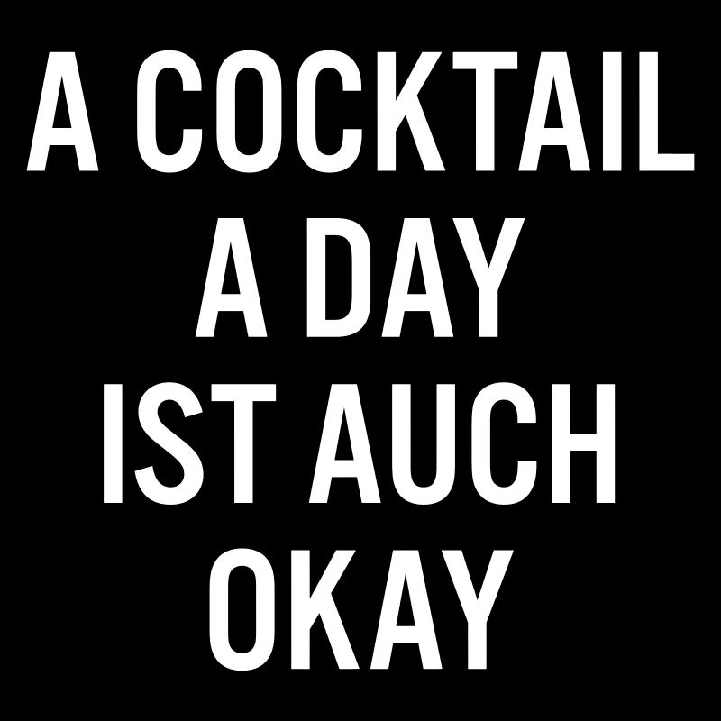 A cocktail a day is okay too