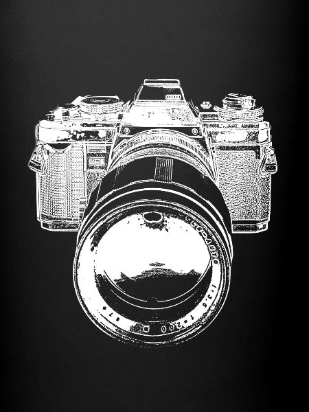 Old camera white
