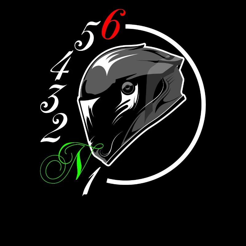 Motorcycle Helmet Gear Shift