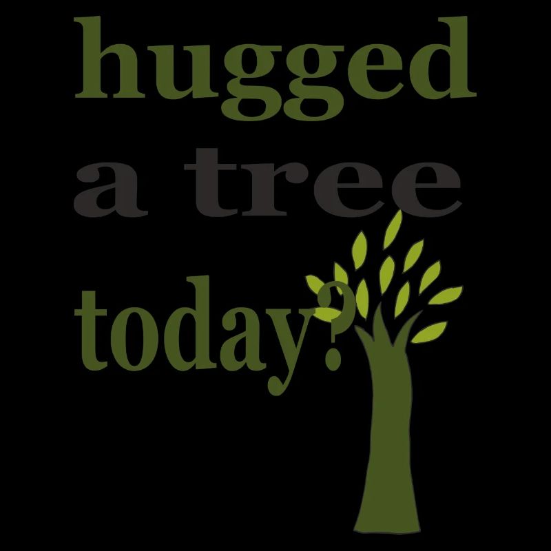 hugged a tree