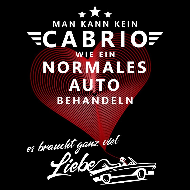 Cabrio Fahrer Spruch