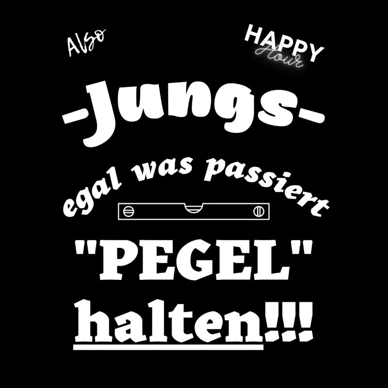Pegel halten Jungs