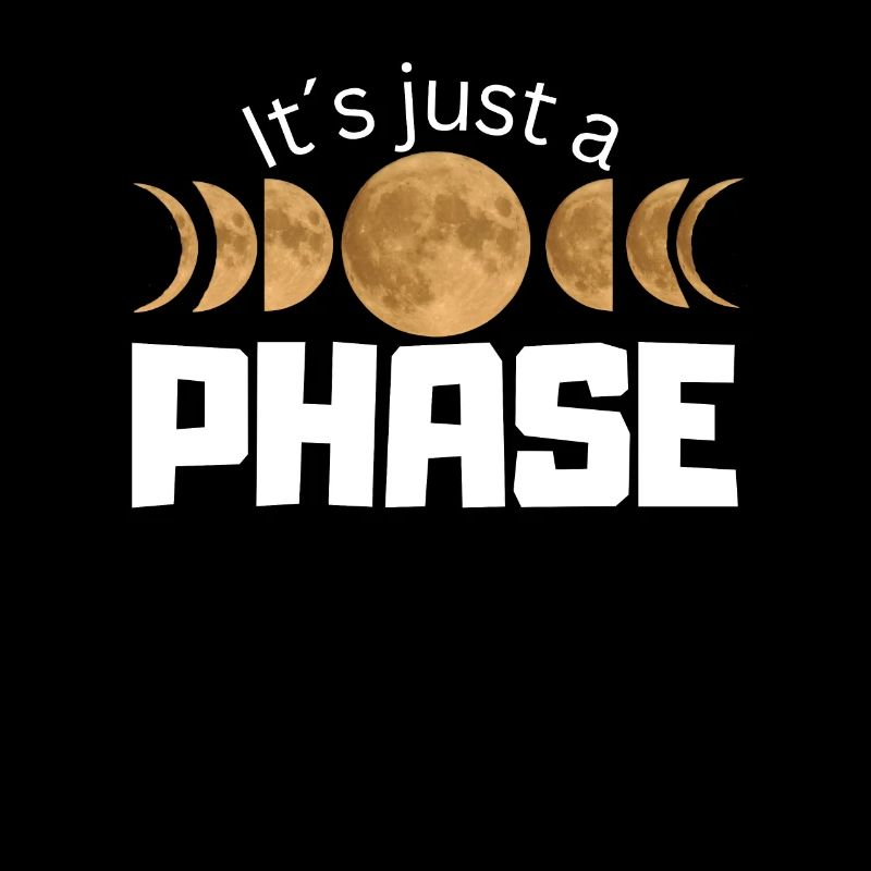 C’est juste une phase - Moon Phases Design