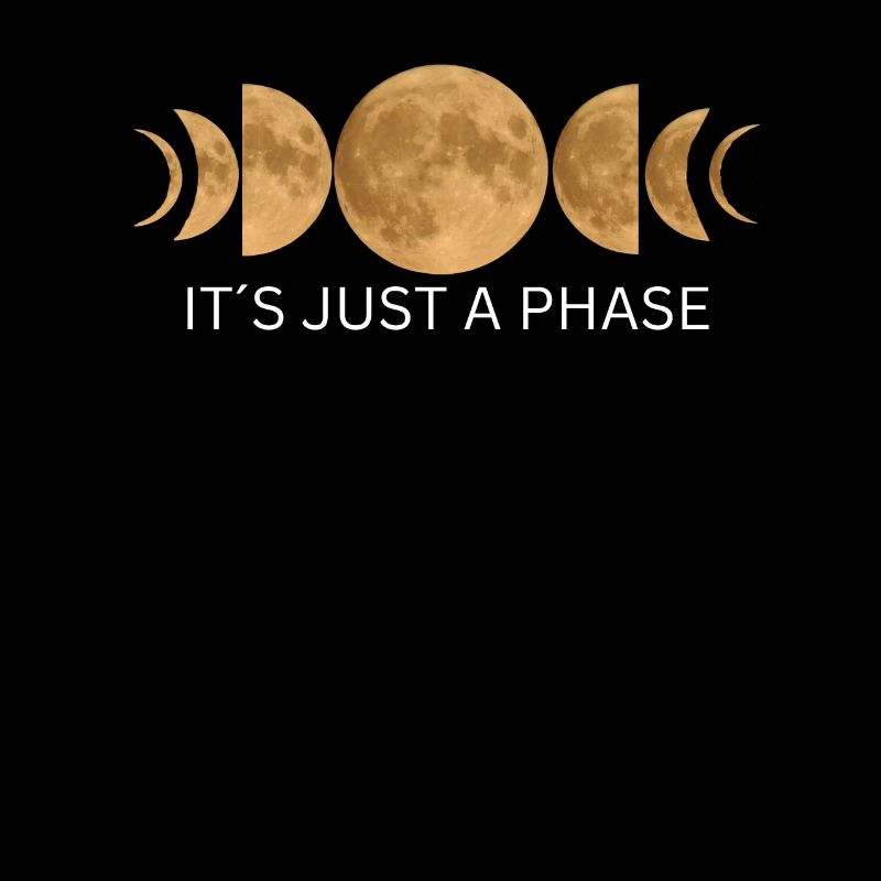 C’est juste une phase - Moon Phases Design