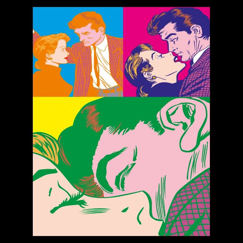 Baiser en trois temps pop