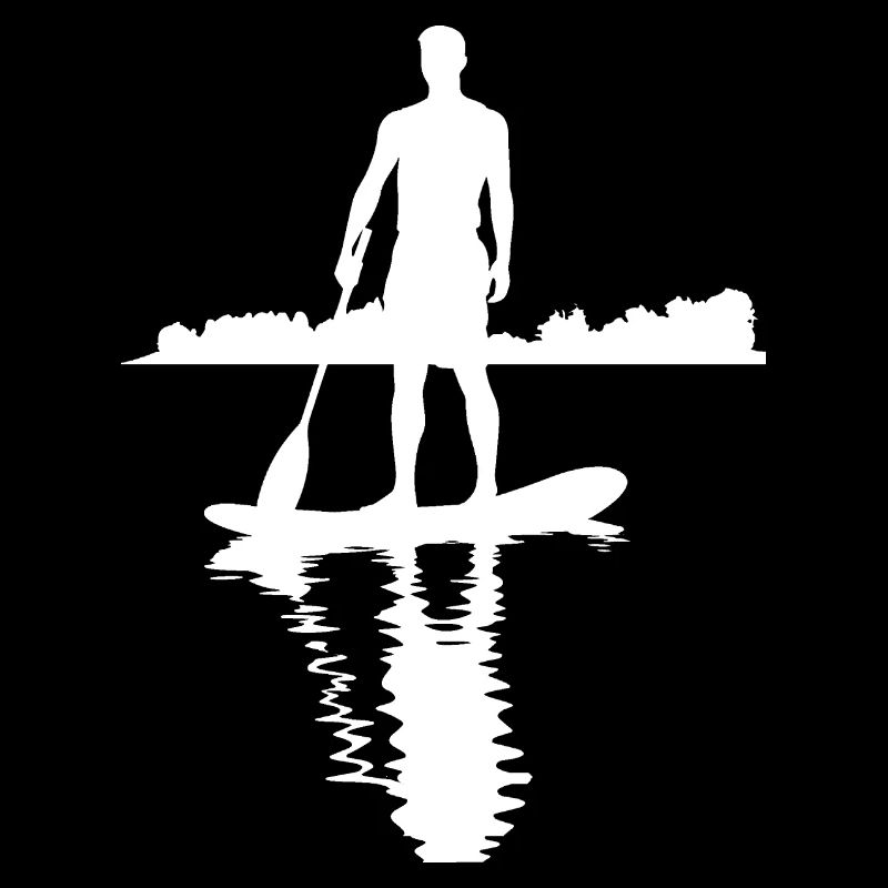 Stand Up Paddle Silhouette SUP