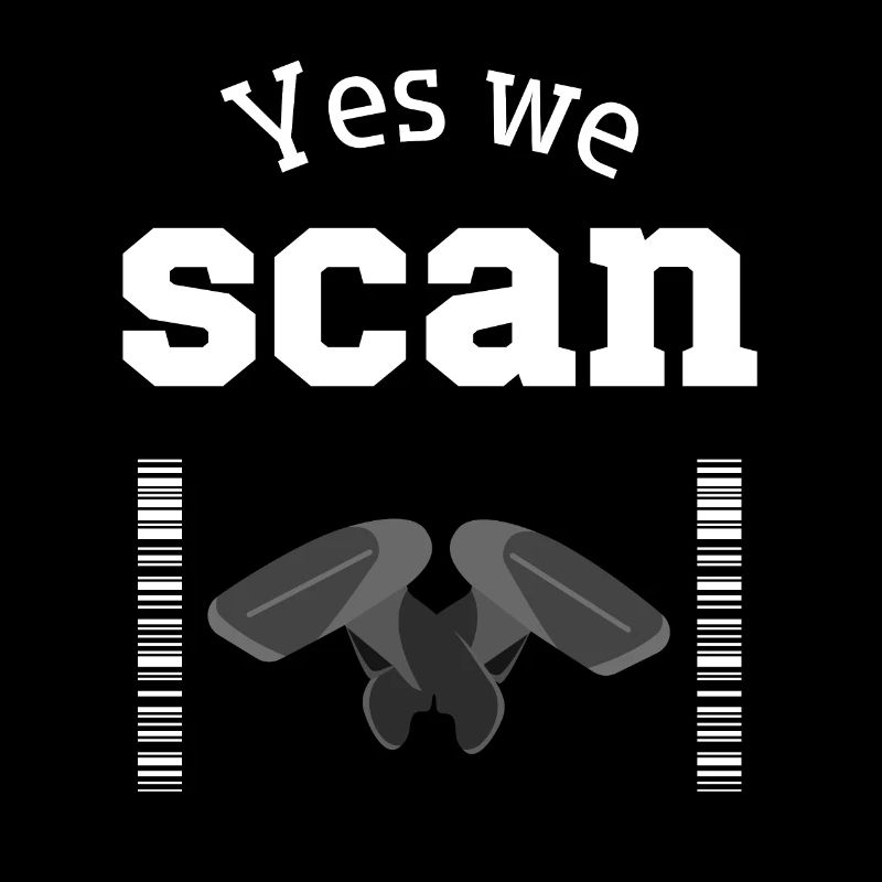 Yes we scan, Scanner, Barcode