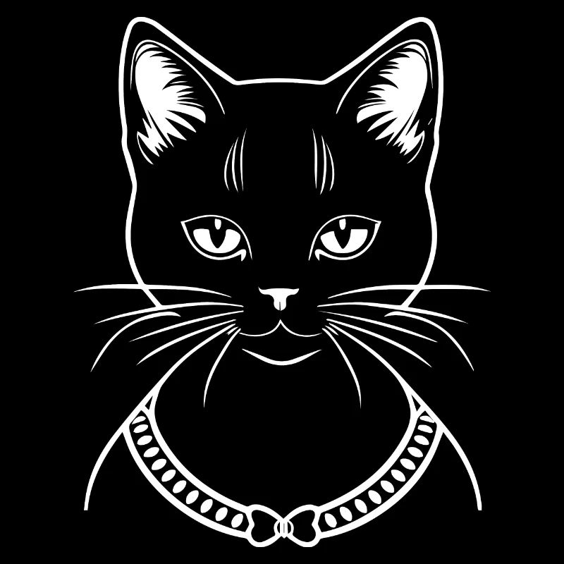 Funny Cat Silhouette Cheeky Fun Cats