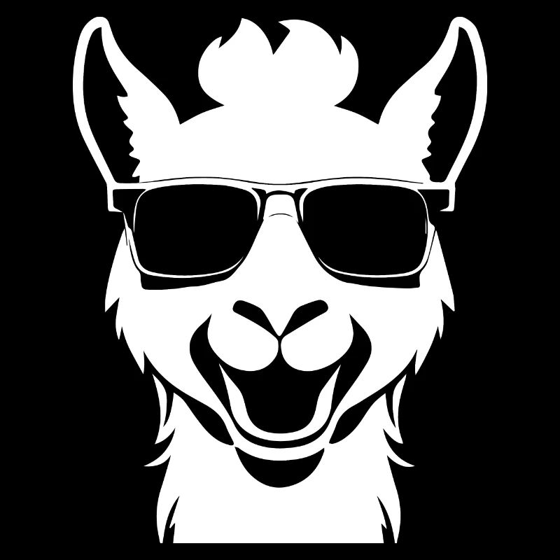Funny Alpaca Wearing Sunglasses Cool Alpacas