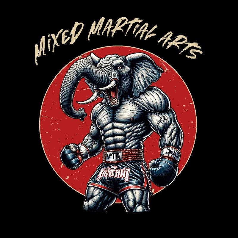 MMA Elefant - Käfigkampf und Freikampf