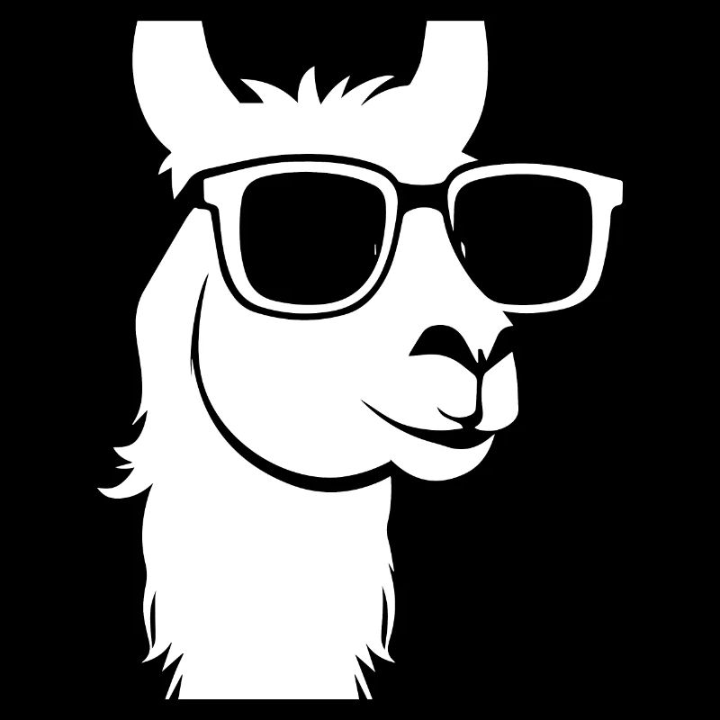 Funny Alpaca Wearing Sunglasses Cool Alpacas