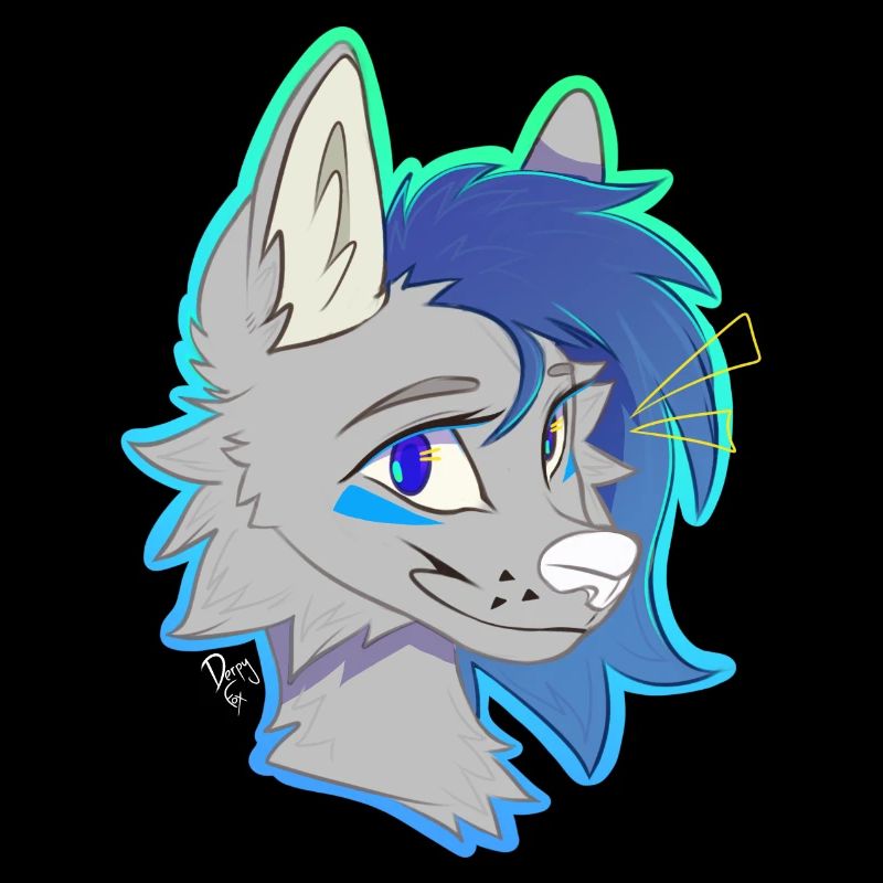 Wind Chime, the She-Wolf (by Derpy Fox)