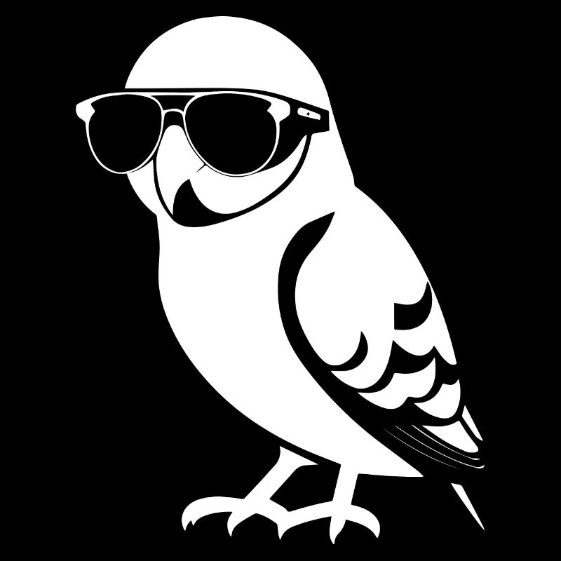 Funny Bird Wearing Sunglasses Cool Bourke's Parak