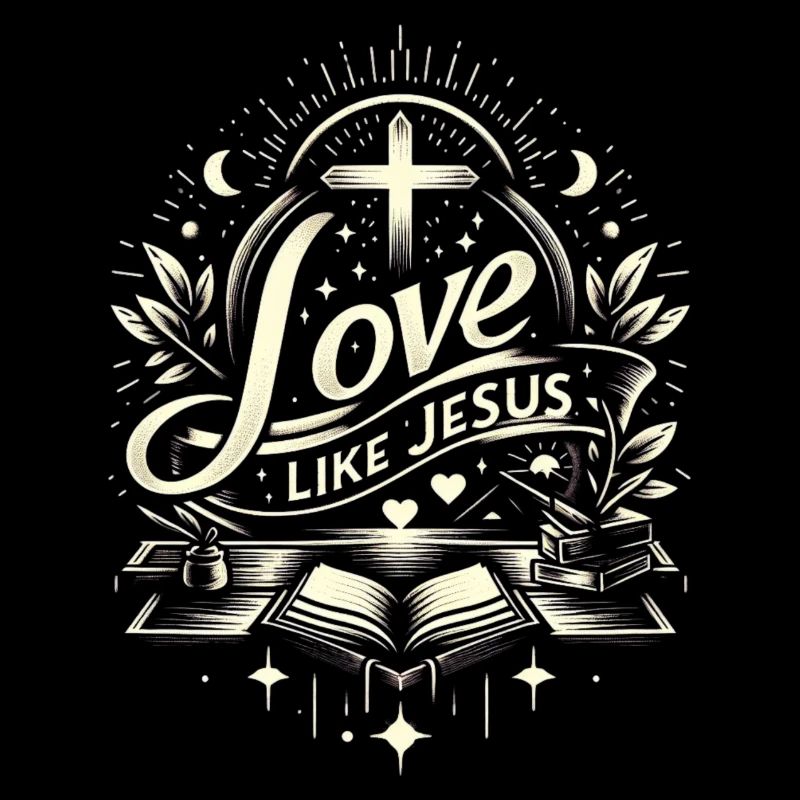Croix biblique de l’amour comme Jésus