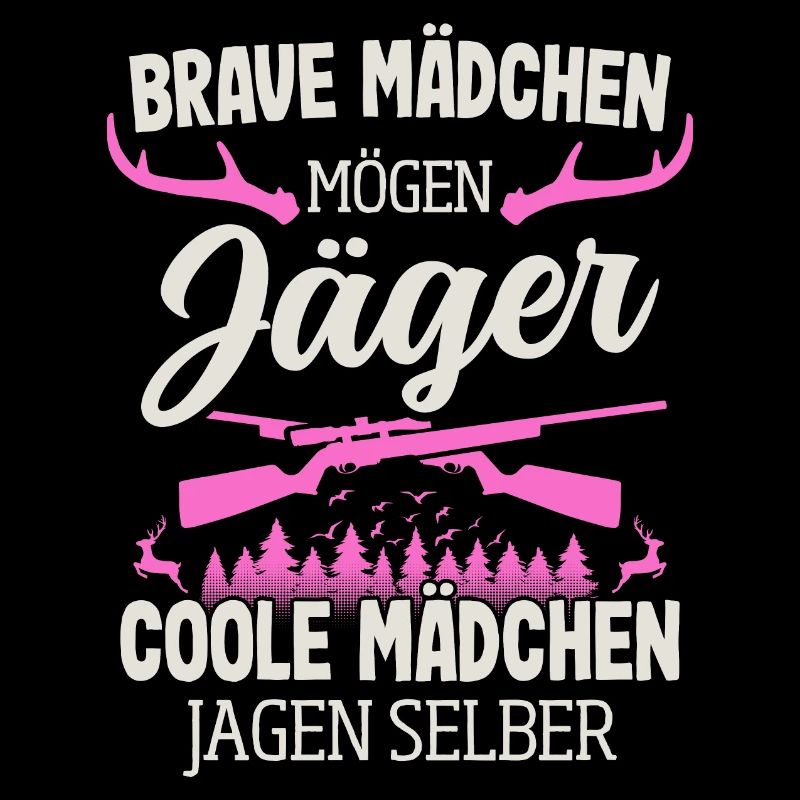 Jäger Mädchen Jagen Selber Hirsch Jagd Jägerin