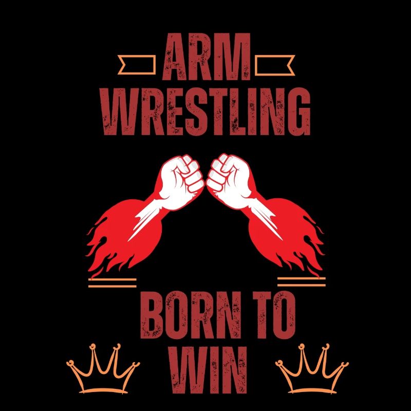 Bras de fer ''Born to Win'' Tee