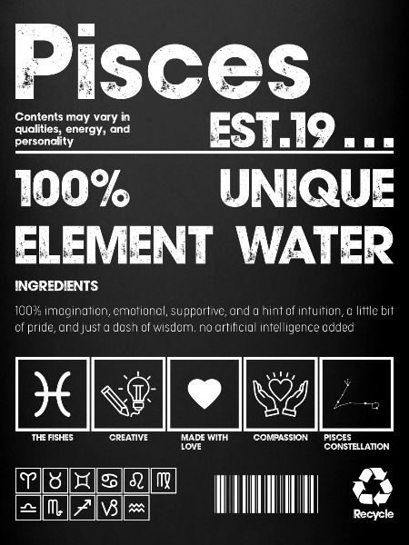 Poissons, Eau, Élément, Art