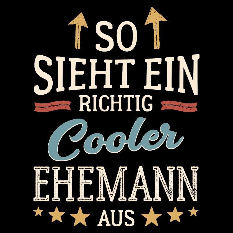 So sieht ein cooler Ehemann aus Partner Gatte
