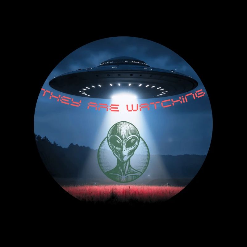 UFO Sie schauen zu.