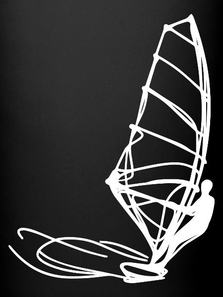 Windsurfer Drawing