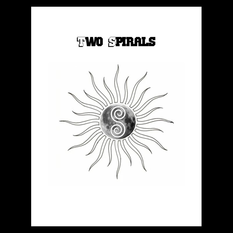 Zwei Spiralen - Kunst 2