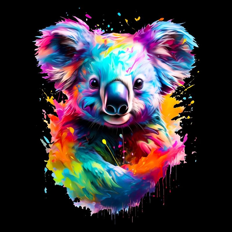 Koala peint