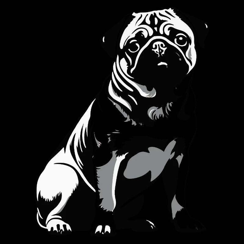 Mops Pug - Pet Dog Sticker