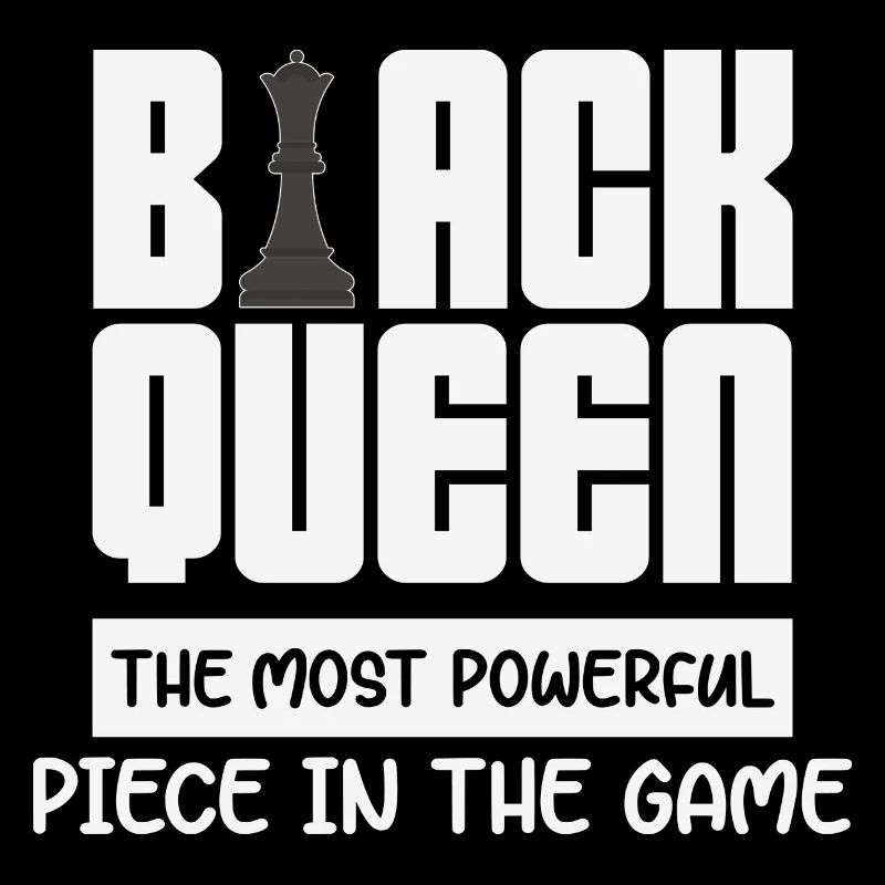 Womens Black Queen Most Powerful Chess African