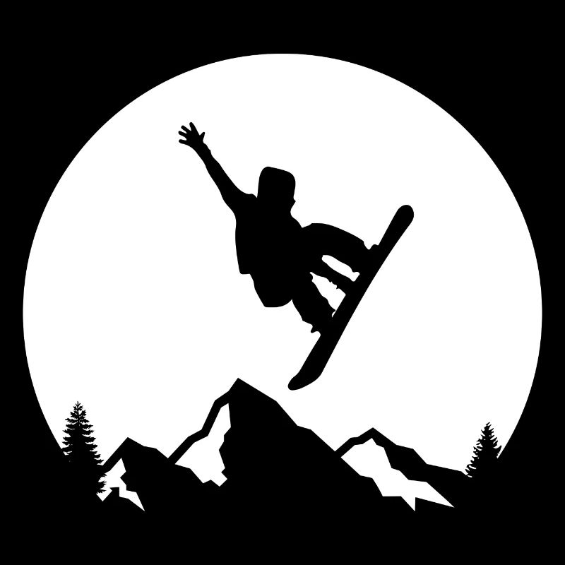 Cascade de snowboard