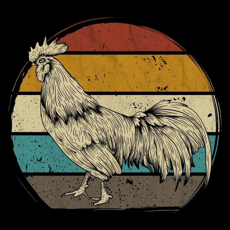 Rooster retro