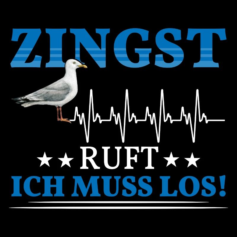 Zingst ruft Herzschlag Ostsee Möwe