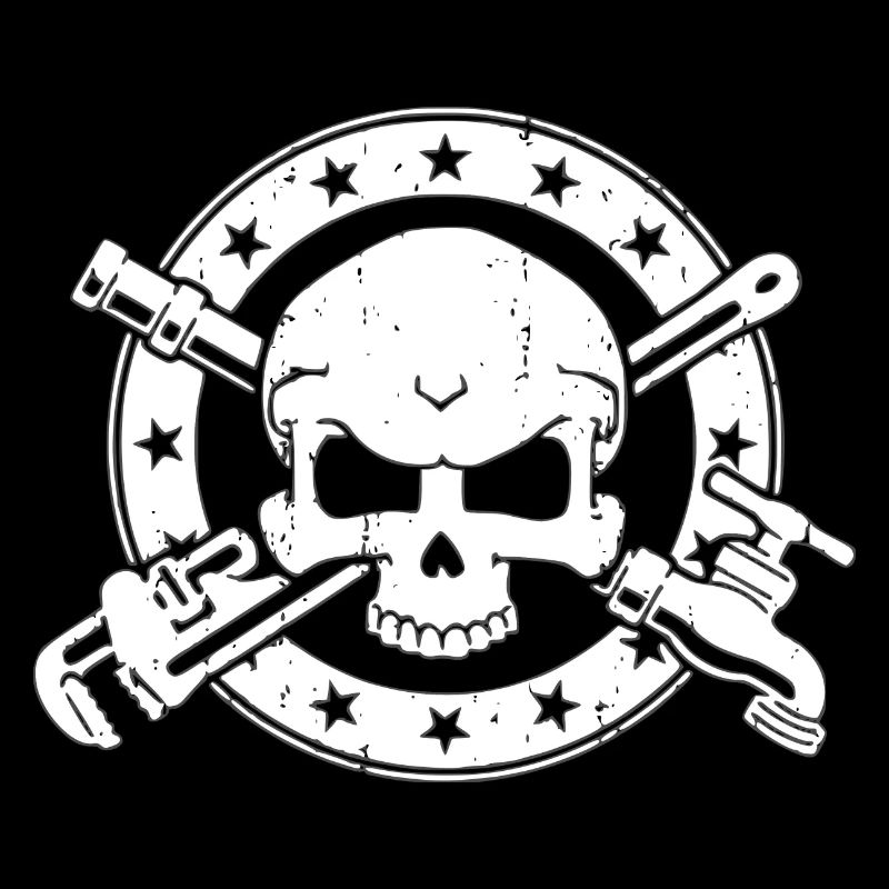 Klempner - Gas, Wasser, ***e - Skull Beruf