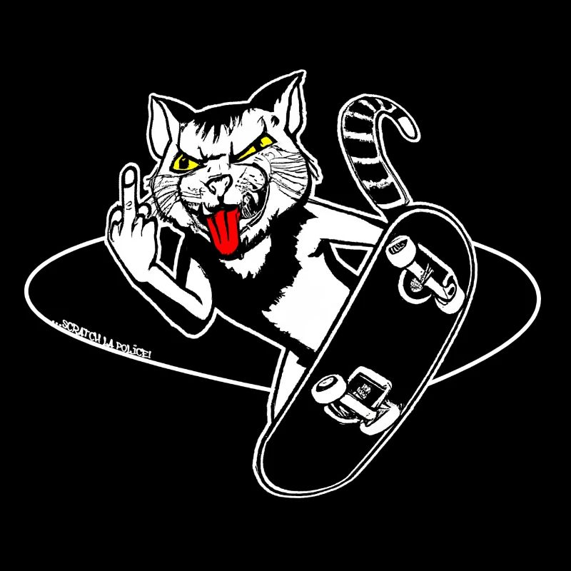 Skate Flip Cat