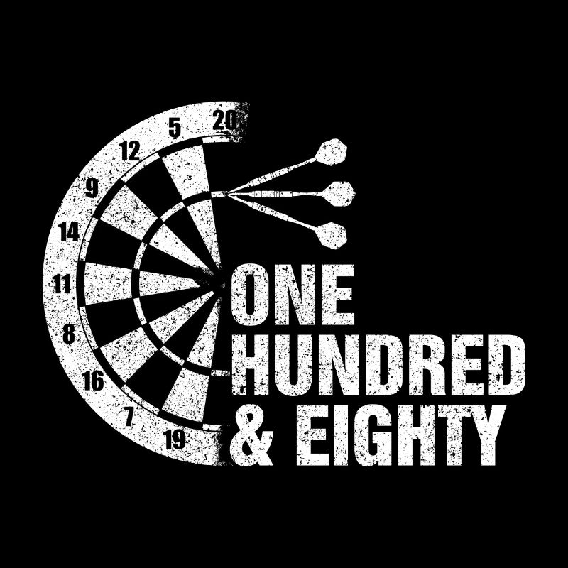 One Hundred Eighty 180 Triple 20 Dartboard Darts
