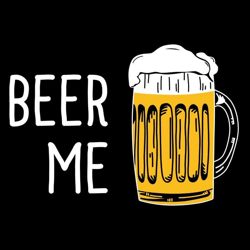 Beer Me Minimalist Beer Designs Cold Drinks