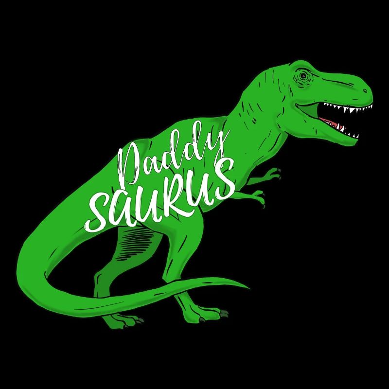 Daddy Saurus Papa Dinosaurier T-rex
