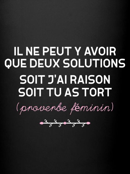 Proverbe Féminin Indiscutable