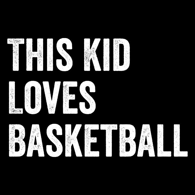 Cet enfant aime le basket-ball
