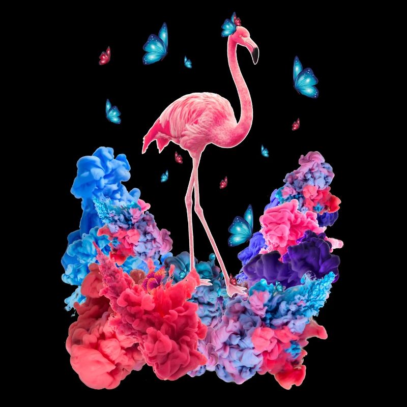 Wolken Flamingo